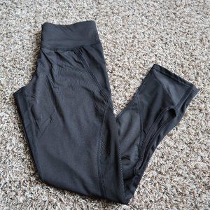 Women Black Workout Leggings Size M